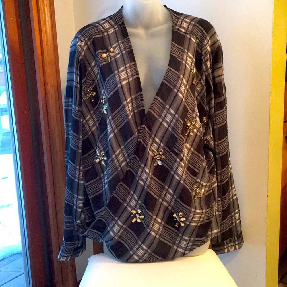 Venus slimming sequin blouse